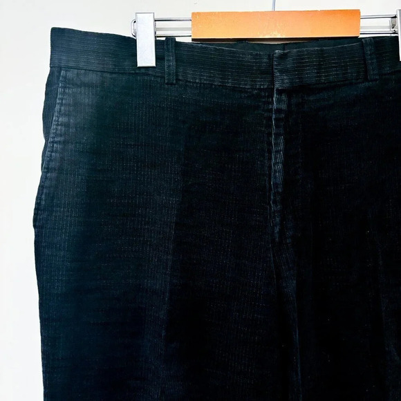 SIMONS Black  corduroy pants - Picture 2 of 8
